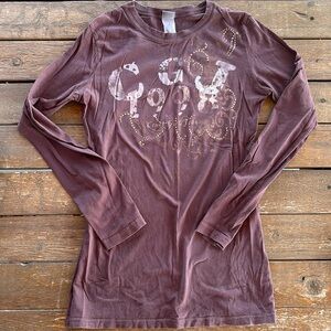 Cruel Girl Western Long Sleeve Tee